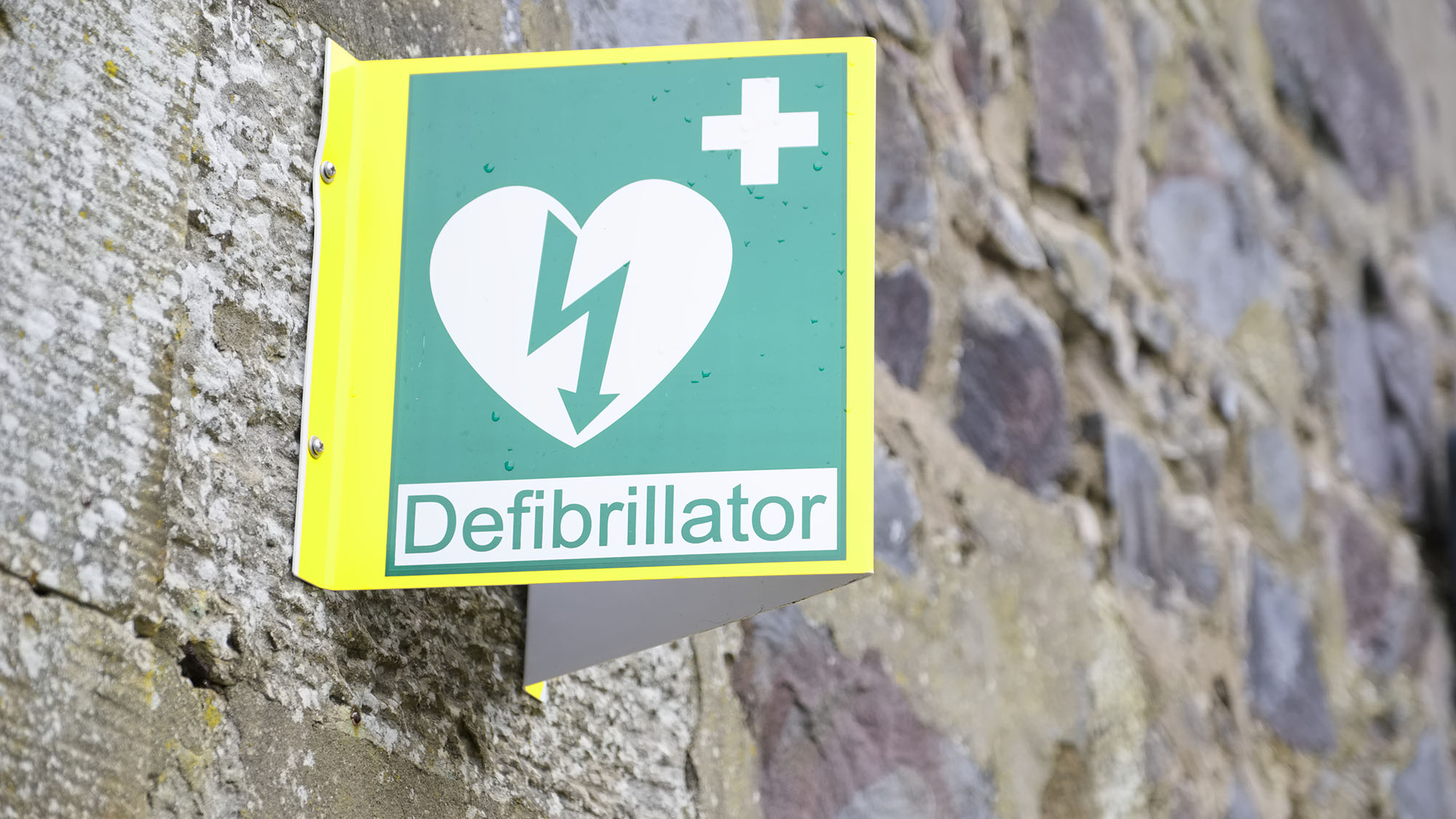 Defibrillator sign